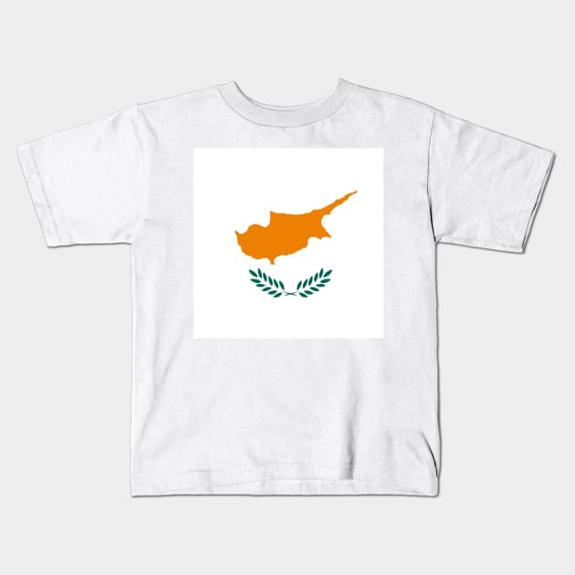 Cyprus Flag Kids T-Shirt by flag for all